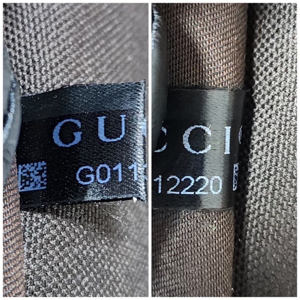 Authentic Gucci GG Supreme Tote Bag Brown/Off-White - Picture 16 of 16